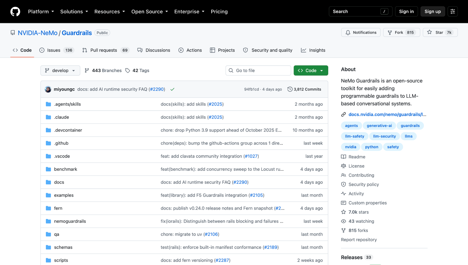 11 Best AI Guardrail Platforms for Production LLMs and AI Agents 3 NVIDIA NeMo Guardrails