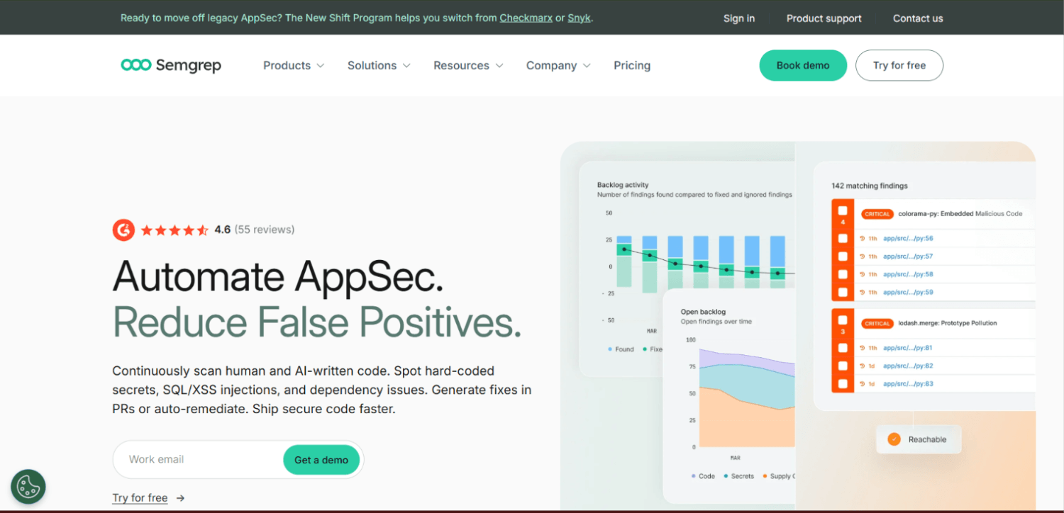 10 Best ASPM Tools for GitHub-Centric Engineering Teams 8 Semgrep