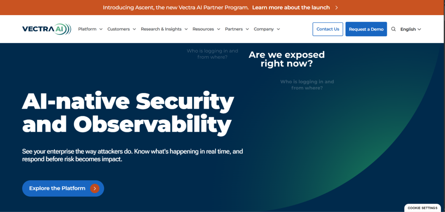 10 Best AI Security Investigation Platforms for Faster Incident Response 10 Vectra AI