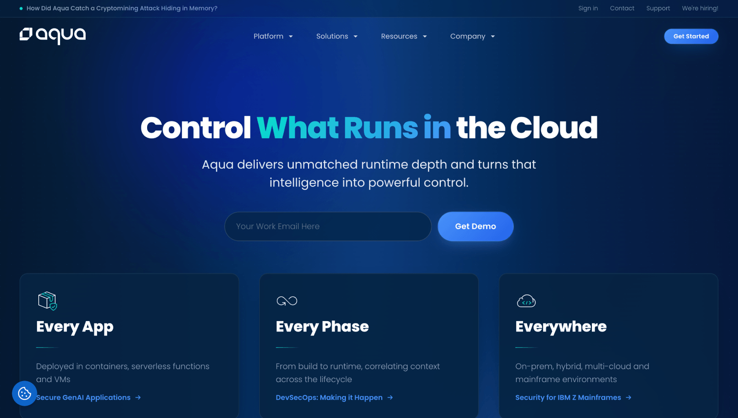 10 Best ASPM Tools for Cloud-Native Application Security 6 aqua
