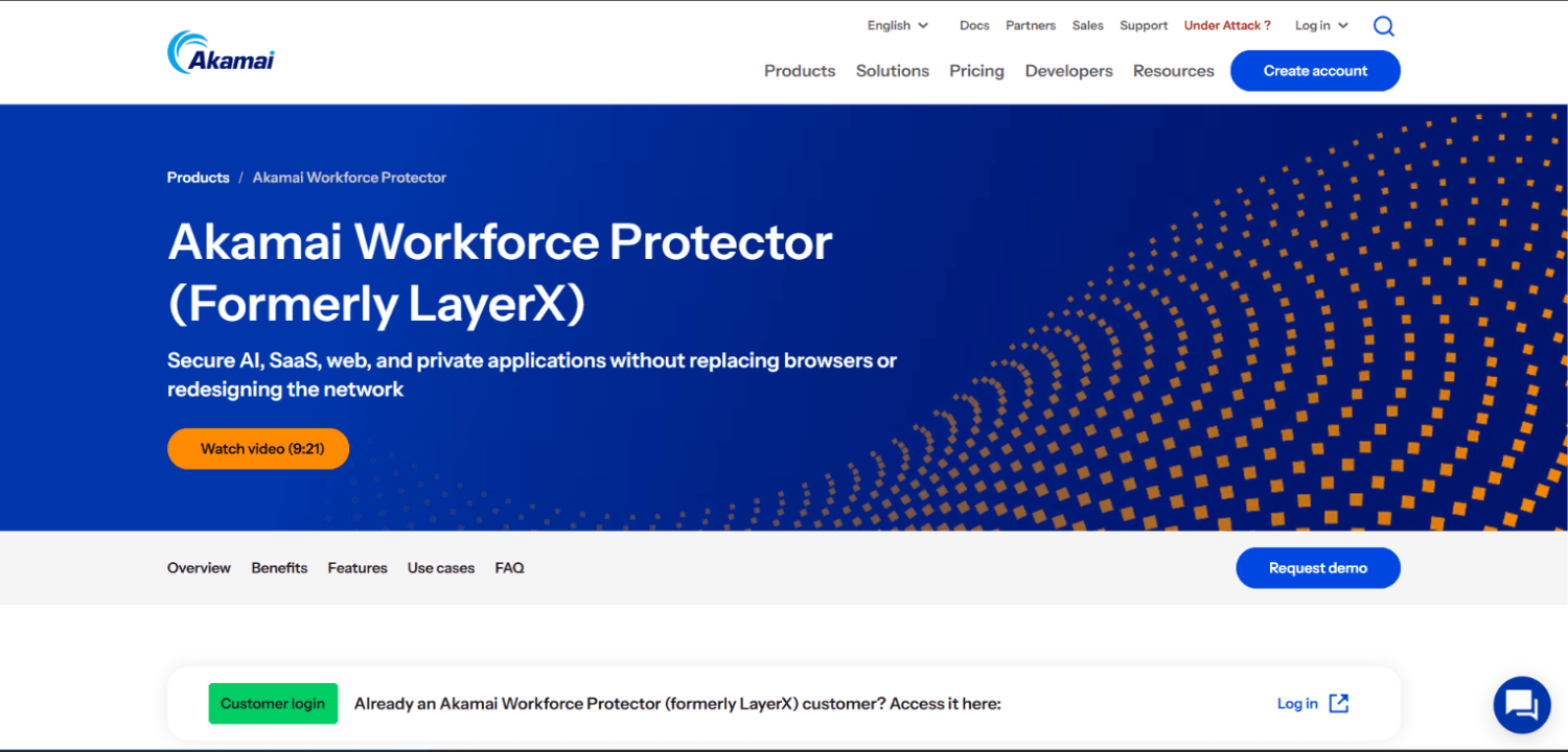 10 Best Browser Security Tools for SaaS and Web Applications 3 Akamai Workforce Protector