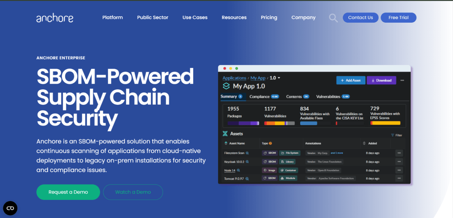 9 Best Software Supply Chain Security Platforms in 2026 9 Anchore Enterprise