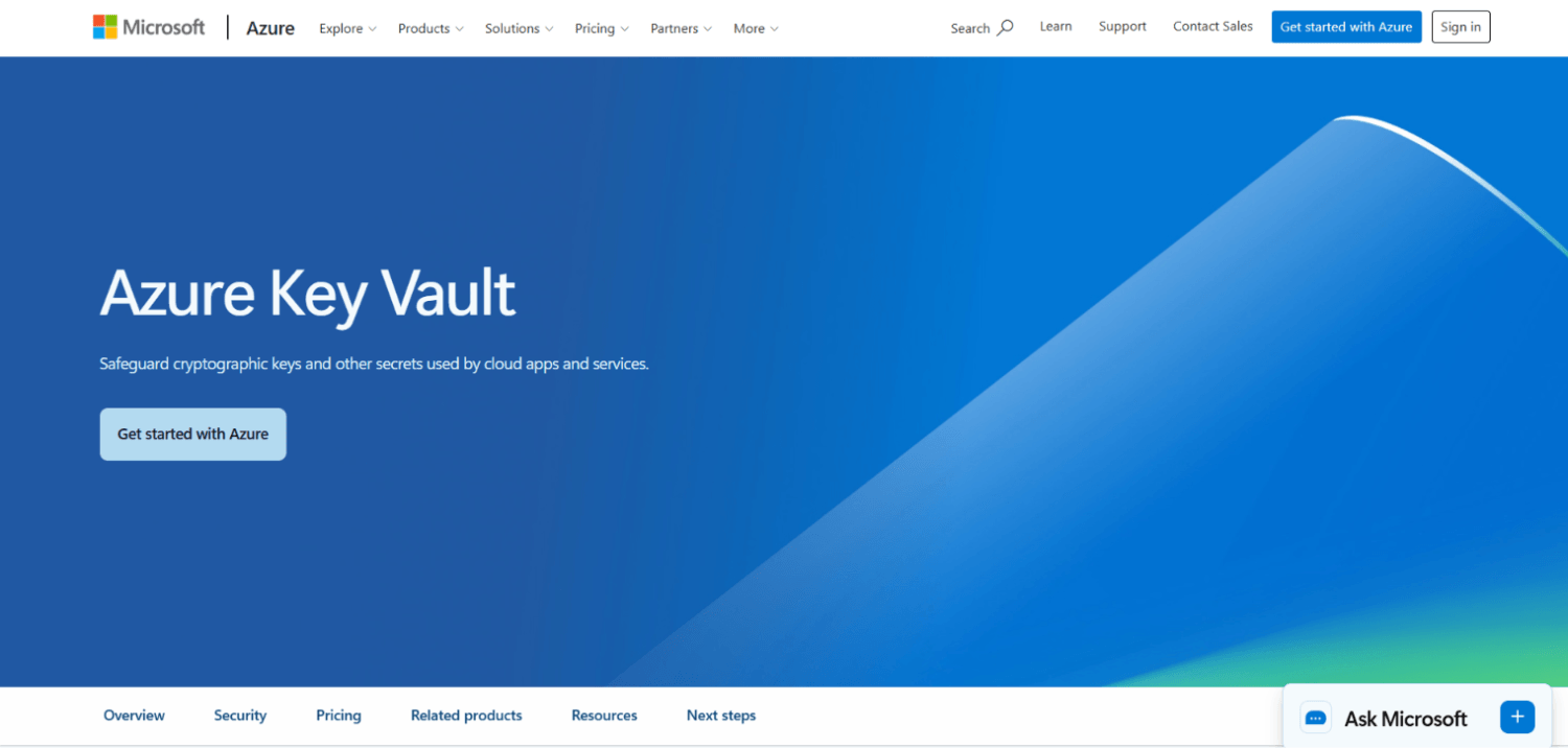 9 Best Secrets Management Platforms for Non-Human Identities 6 Azure Key Vault