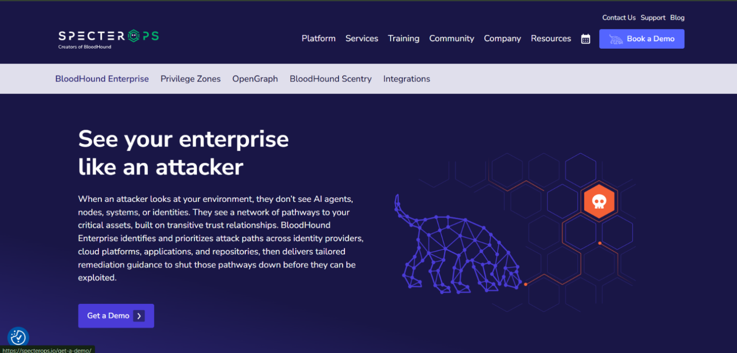 9 Best Attack Path Management Platforms for Hybrid Environments 3 BloodHound Enterprise
