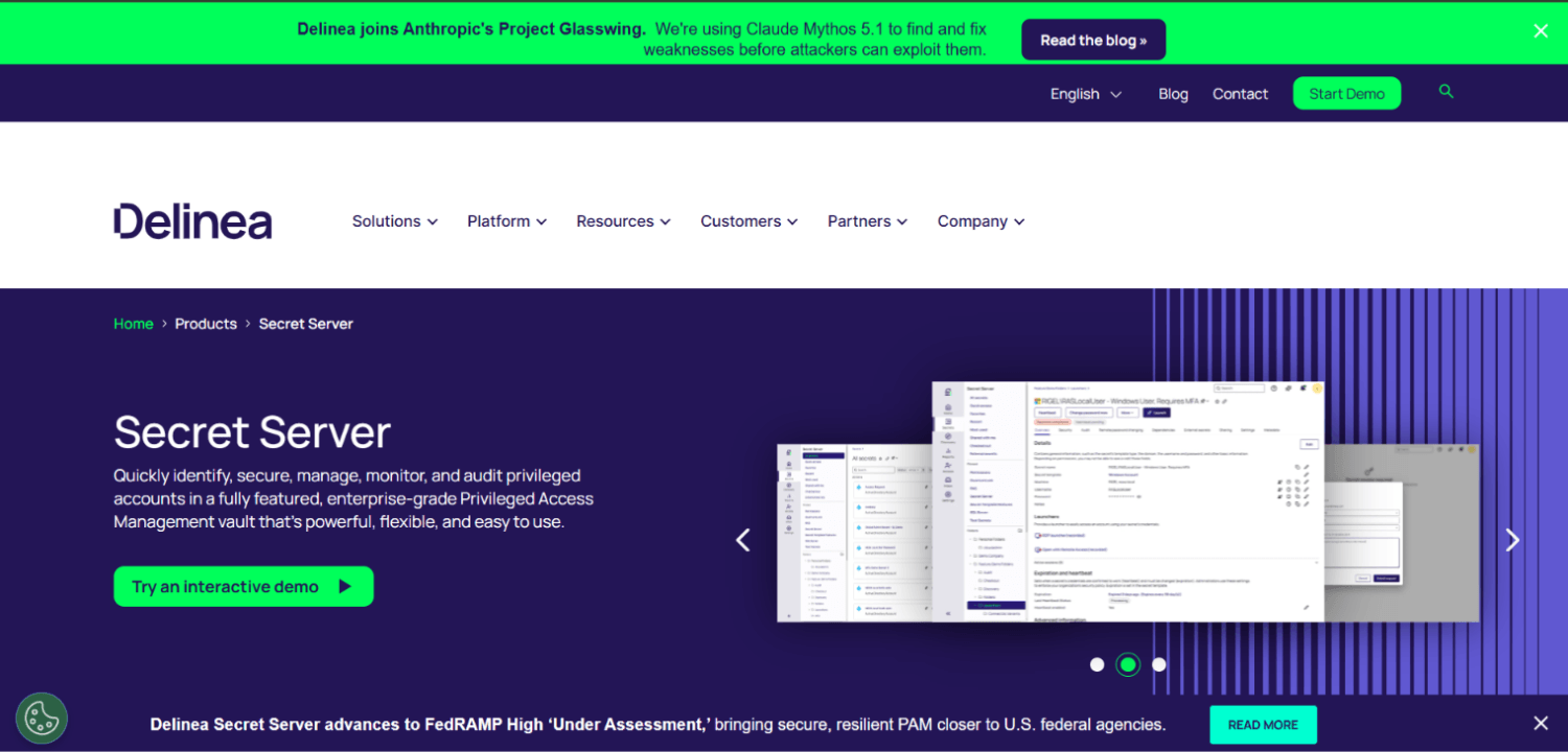 8 Best Service Account Management Tools for Security Teams 2 Delinea Secret Server