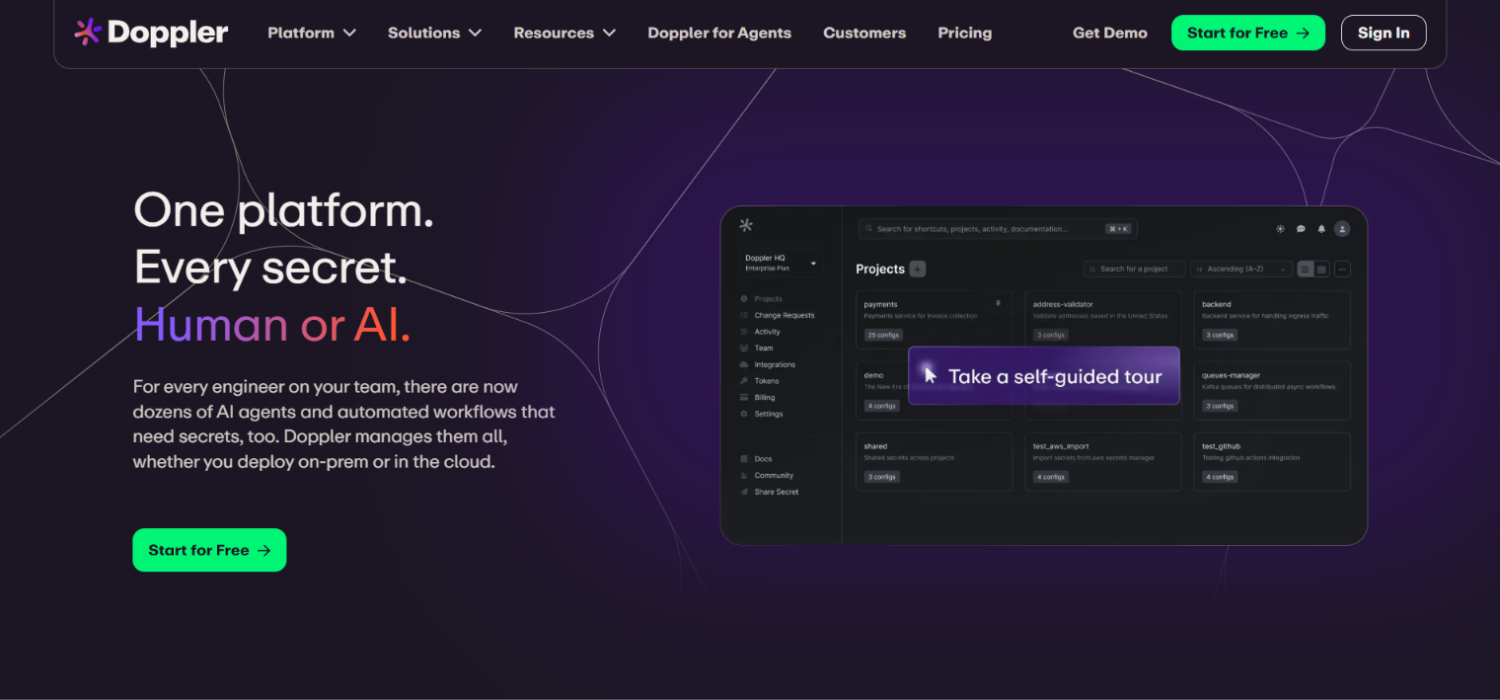 9 Best Secrets Management Platforms for Non-Human Identities 7 Doppler