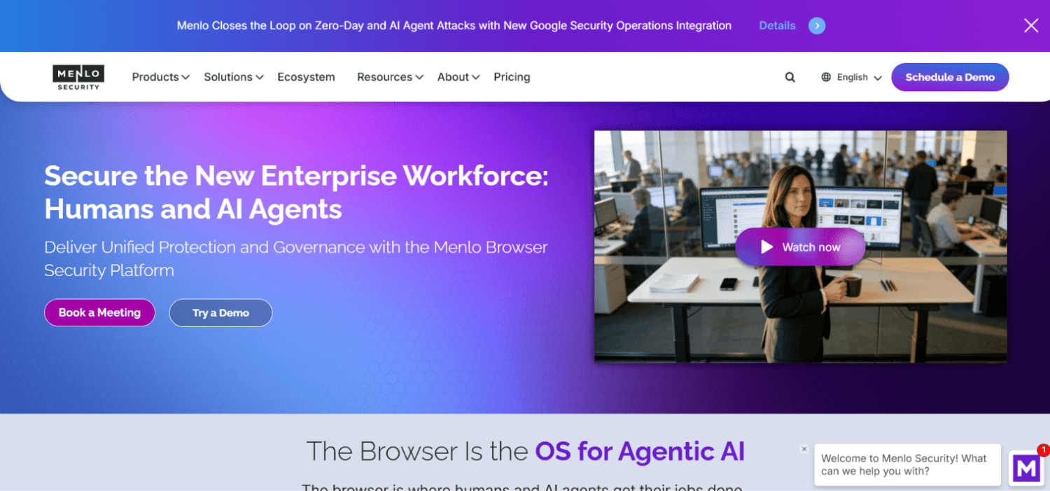 8 Best Browser Security Platforms With Built-In DLP 4 Menlo Security