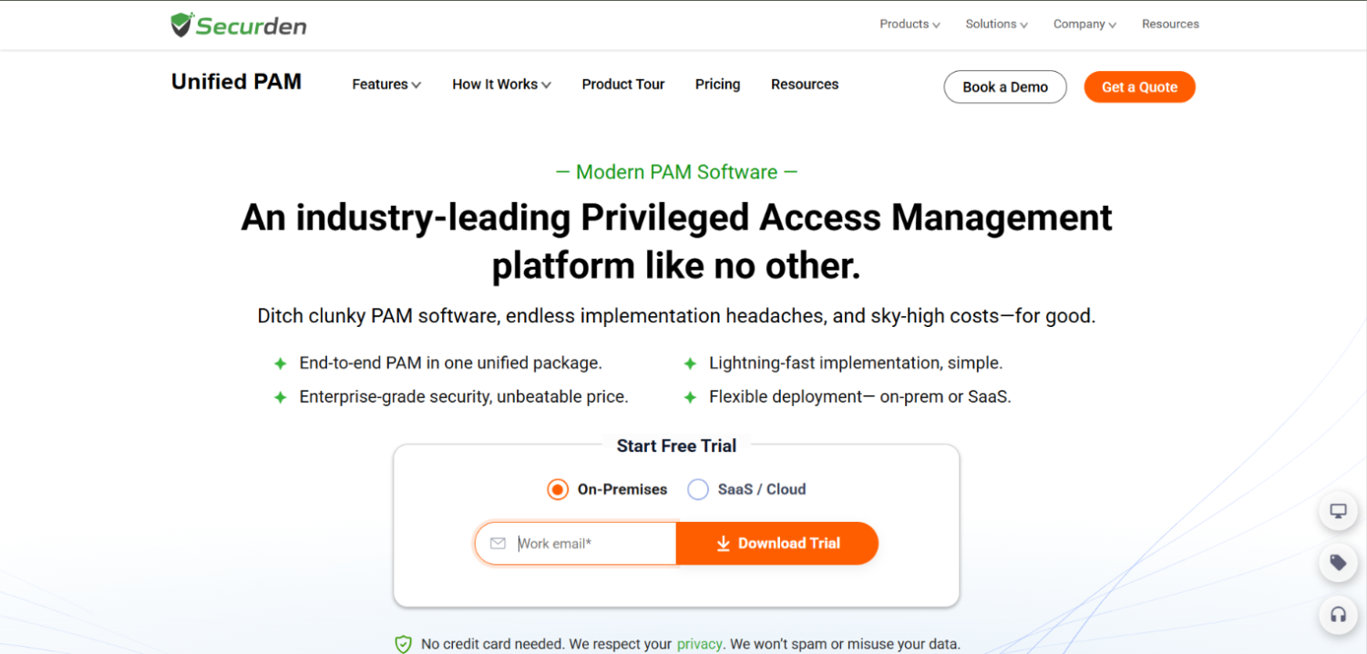 8 Best Service Account Management Tools for Security Teams 6 Securden Unified PAM