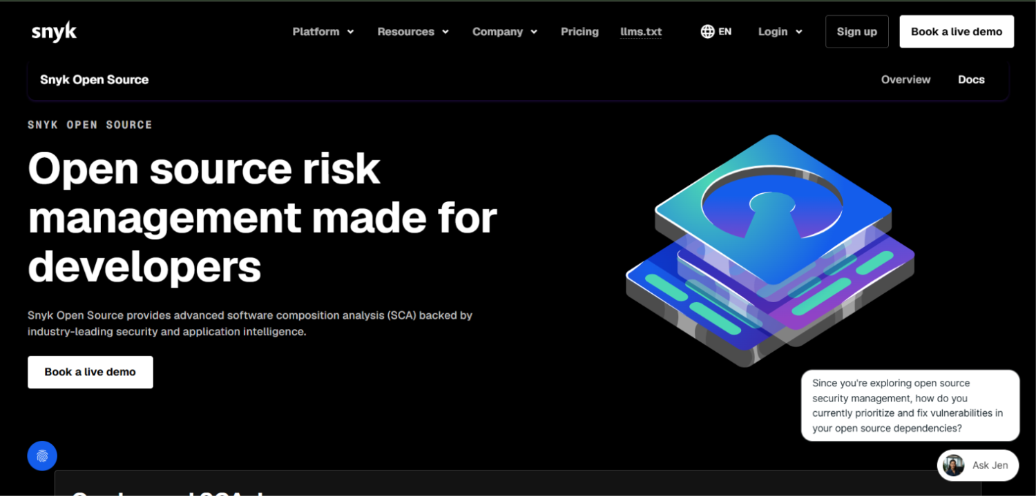 9 Best Software Supply Chain Security Platforms in 2026 2 Snyk Open Source